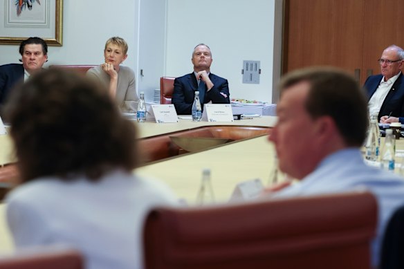 Shadow treasurer Ted O’Brien during the final day of the summit.