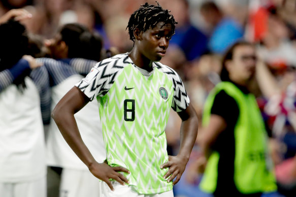 Asisat Oshoala, who plays for Barcelona, is one of six senior Nigerian players behind the possible strike action.