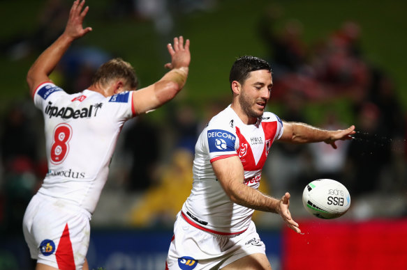 Ben Hunt has been in blistering form for the Dragons.