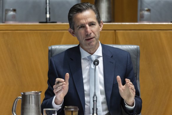 Liberal senator Simon Birmingham urged King to front up to the inquiry when called.