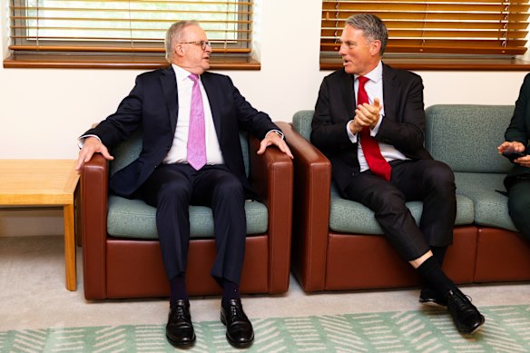 Albanese has rubbished claims that his deputy Richard Marles was kept in the dark, calling it “absurd”.