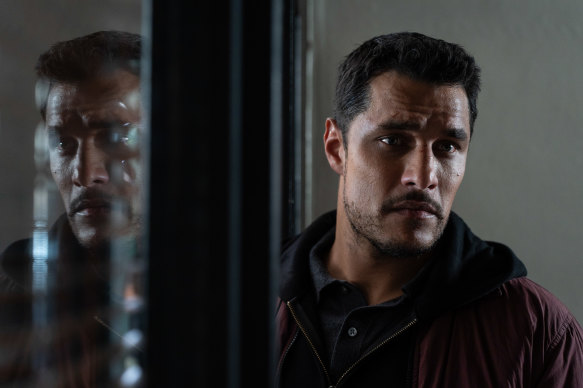 Staz Nair as Harry Virdee in the British crime drama Virdee.
