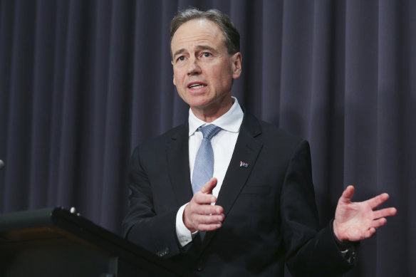 Federal Health Minister Greg Hunt said the government has secured cold storage supply chains for the Pfizer vaccine.