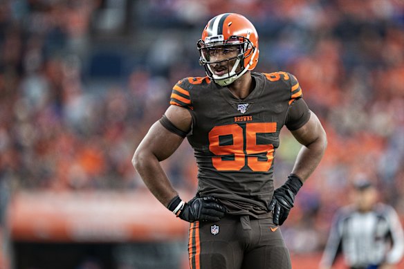 Myles Garrett was voted the NFL’s best player in 2025.