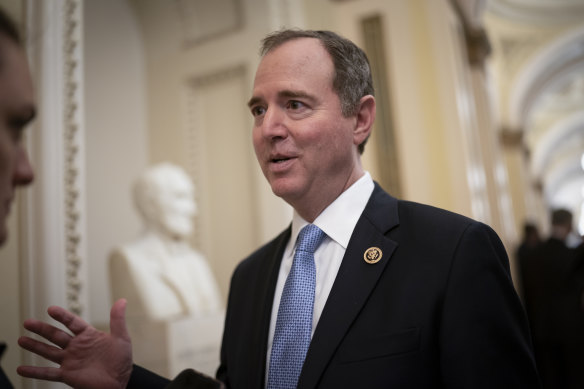 Adam Schiff was among 12 people whose records were shared by Apple.