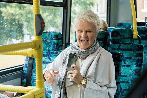 Tracey Ullman as Dame Judi Dench in Tracey Ullman’s Show.