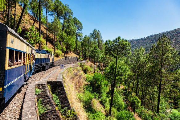 The Kalka-Shimla Railway is a narrow-gauge line built in 1898 and famous for its scenery and improbable construction.