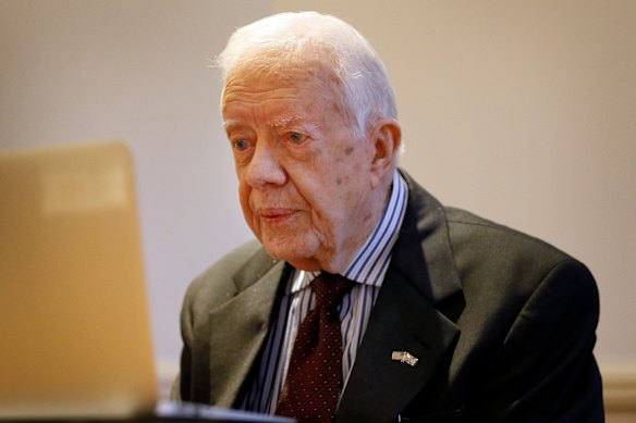 Former US president Jimmy Carter.