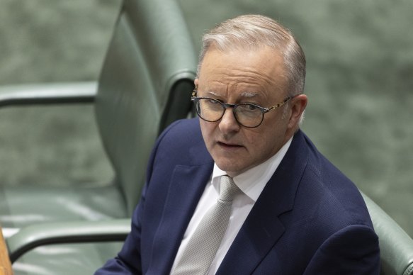 Prime Minister Anthony Albanese has spoken to his colleagues about the religious discrimination legislation.