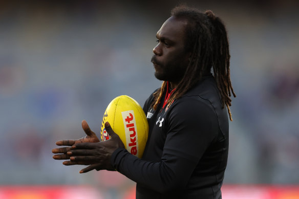 Essendon forward Anthony McDonald-Tipungwuti.