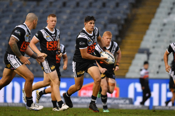 Tukimihia Simpkins playing in the NSW Cup.