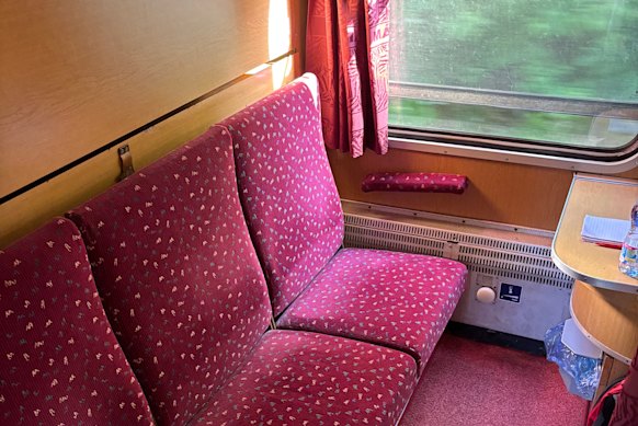 Compartments are not sleek, but possess a certain retro charm.