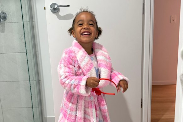Ineza King, 3, suffered critical head and chest injuries and died a week after the crash.