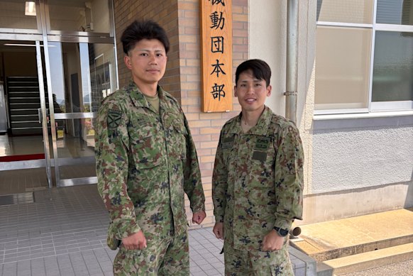 Sergeant Tsubasa Sagae and Sergeant Kentaro Yamanaka will take part in the Australian exercise.