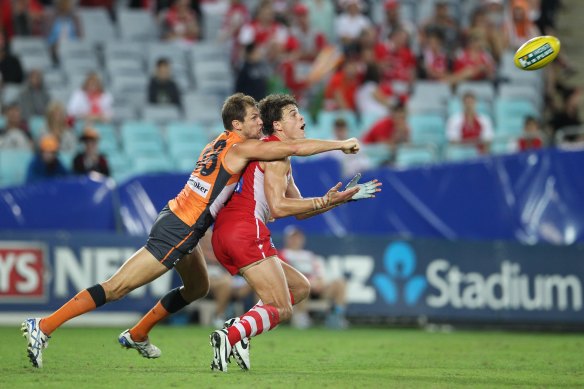 Former Swans star and Premiership winner Mike Pyke has been impressed by Brodie Grundy this year