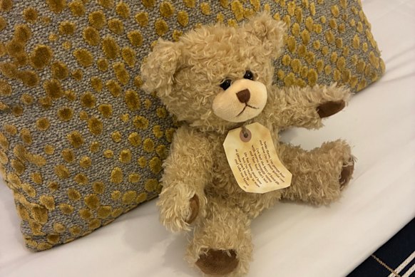 George the Bear … a take-home treat.