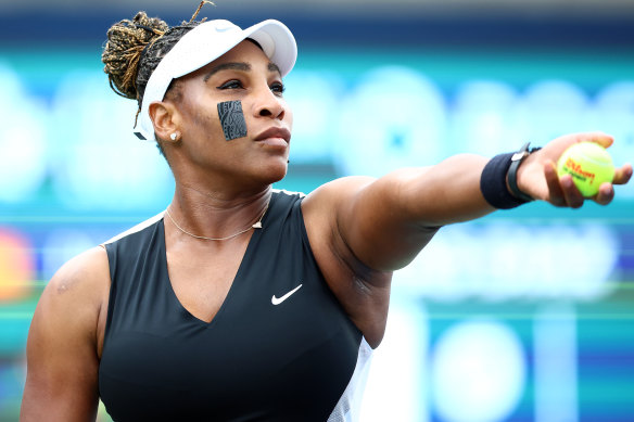 Serena Williams is competing at a tournament in Toronto this week.