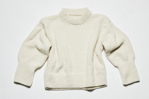 This merino wool jumper comes with free wear n tear repairs - for life. 