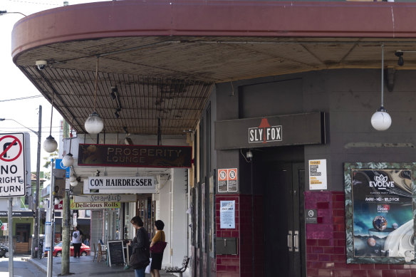 The Slyfox in Enmore is at risk of closing.