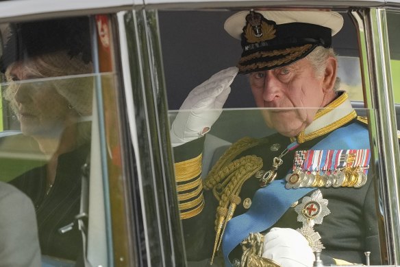 King Charles III after the state funeral service of Queen Elizabeth II. He  aces the task of preserving a 1000-year-old monarchy that his mother nurtured for seven decades.