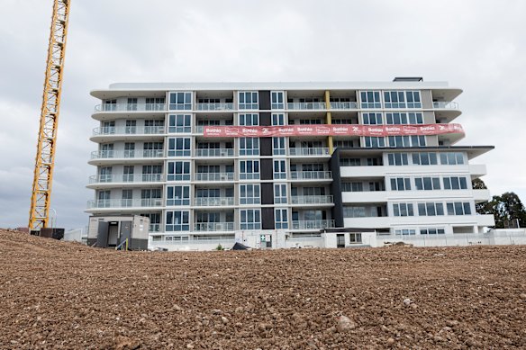 7-9 Terry Road, Box Hill, was due to be completed by 2024. It is still not finished.