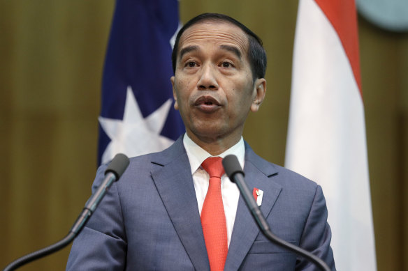 Indonesian President Joko Widodo.