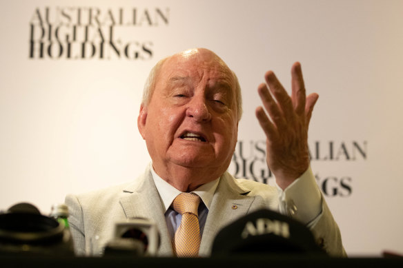 Former SMH letters editor Geraldine Walsh and broadcaster Alan Jones settled a lawsuit out of court.
