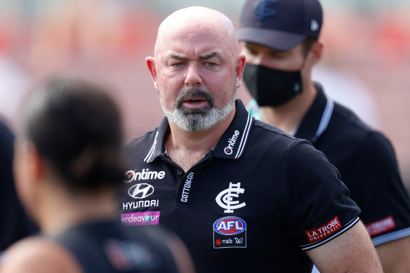 Daniel Harford won’t coach Carlton in 2023.