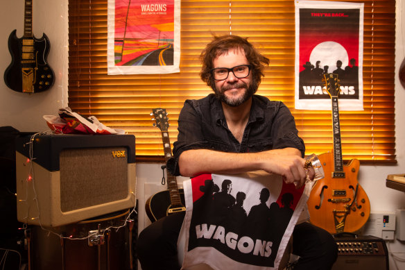 Like musicians around the country, Henry Wagons can't perform live at the moment but fans can support their favourite artists by purchasing merchandise online. 