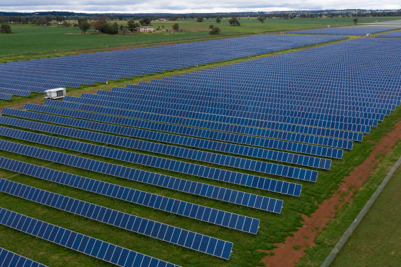 South Keswick Solar Farm in Dubbo, NSW. 