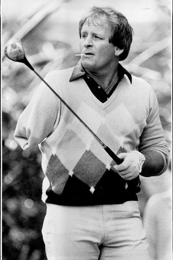 Jack Newton playing gold in 1985