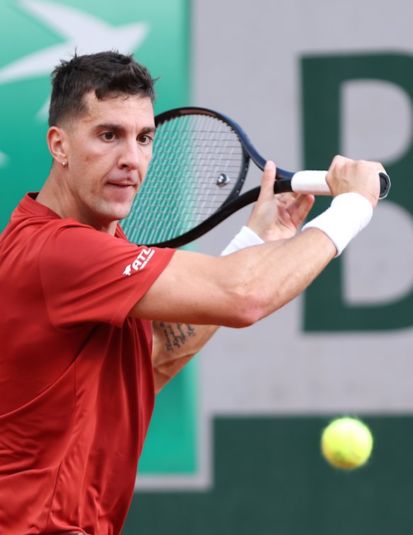 Thanasi Kokkinakis has won back-to-back five-setters to reach the third round.