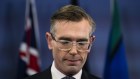 NSW Premier Dominic Perrottet addresses the media on Wednesday about the resignation of NSW Trade Minister Stuart Ayres. 