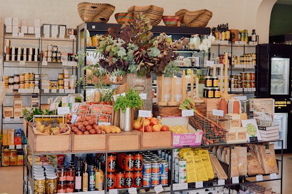 Inside Morning Market in Fitzroy.