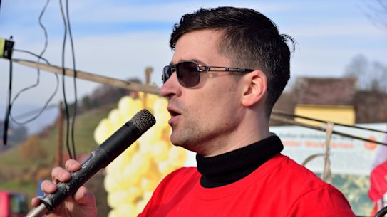 The man behind the far-right hipsters