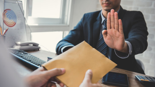 Corruption versus integrity in government is not all about cash bribes. 