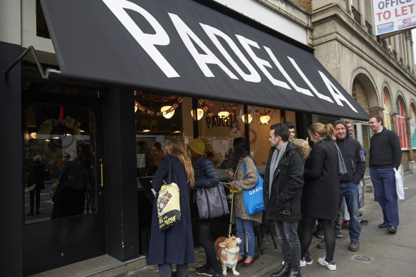 Padella restaurant in London.