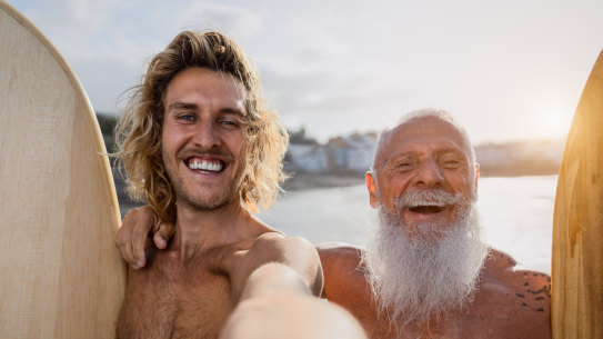 Older adults who feel younger are generally healthier than people who feel their age.