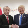 Turkey’s President Recep Tayyip Erdogan and former US President Donald Trump.