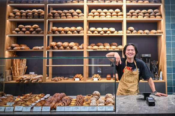 Publique Bakery owner Sung Kim at the CBD shop.