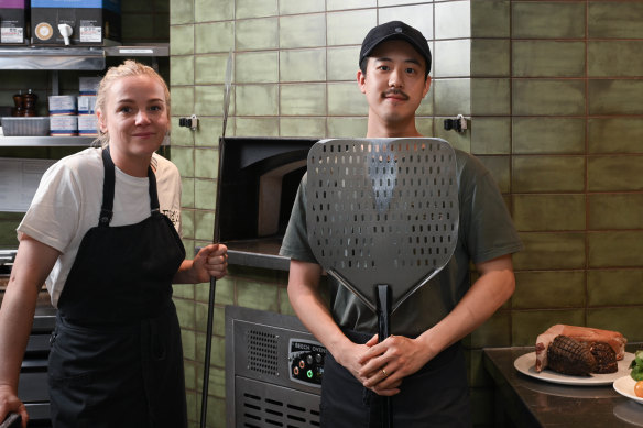 Whitlow and Han are continually honing their pizza-making craft.
