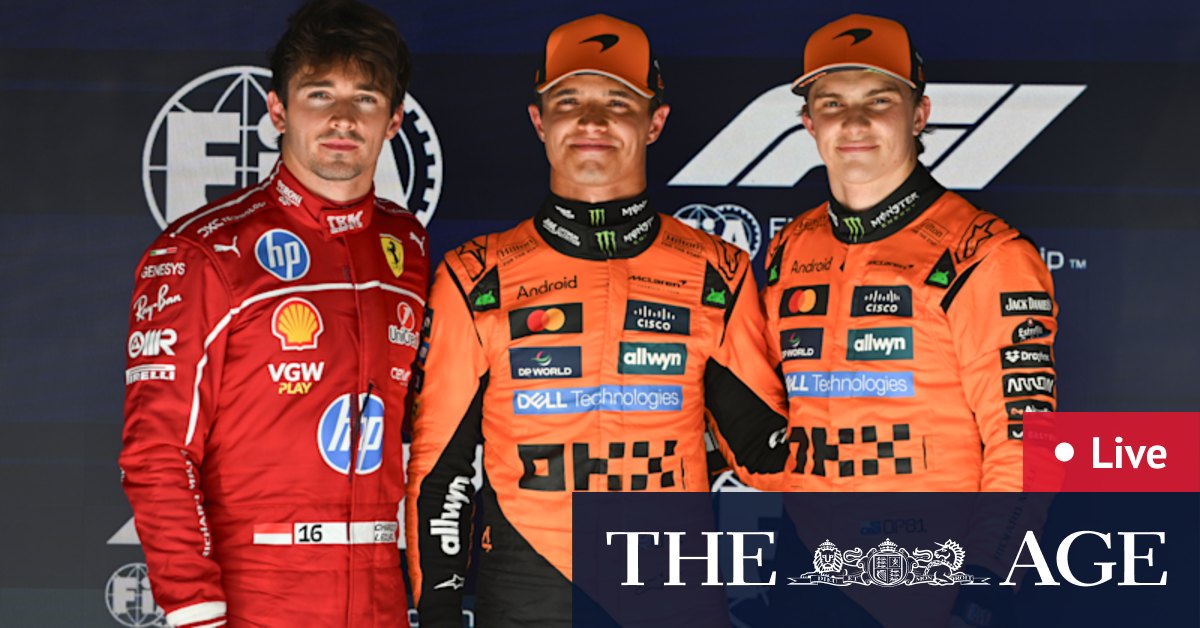 Piastri Qualifies 2nd: Norris Leads McLaren 1-2 | F1 Qualifying Results