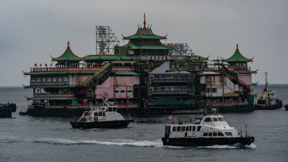 Hong Kong’s iconic Jumbo Floating Restaurant capsizes at sea