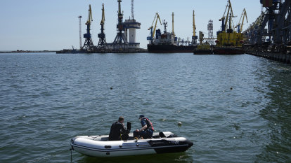 Russia ‘ready to set up corridor’ for Ukrainian food ships - with conditions