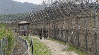 Unidentified person defects across border into North Korea