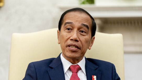 Indonesia’s President Joko Widodo meets with President Joe Biden.