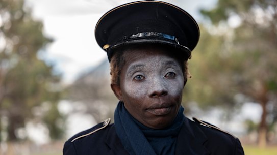 Mwajemi Hussein, who plays BlackWoman, is a refugee from the Congo who had never acted before. 