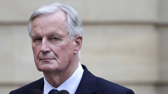 New French prime minister Michel Barnier.