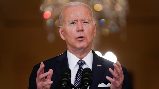 US President Joe Biden speaks about the latest round of mass shootings.