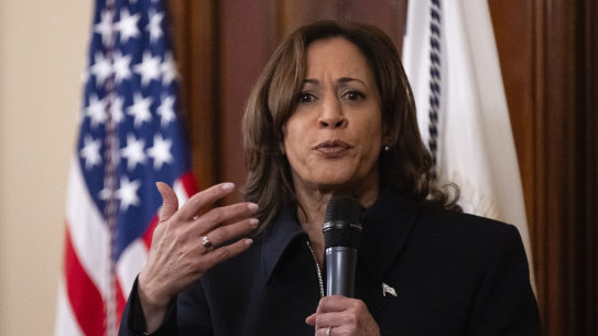 US Vice President Kamala Harris.